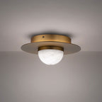 Mesh Alabaster Wall / Ceiling Light