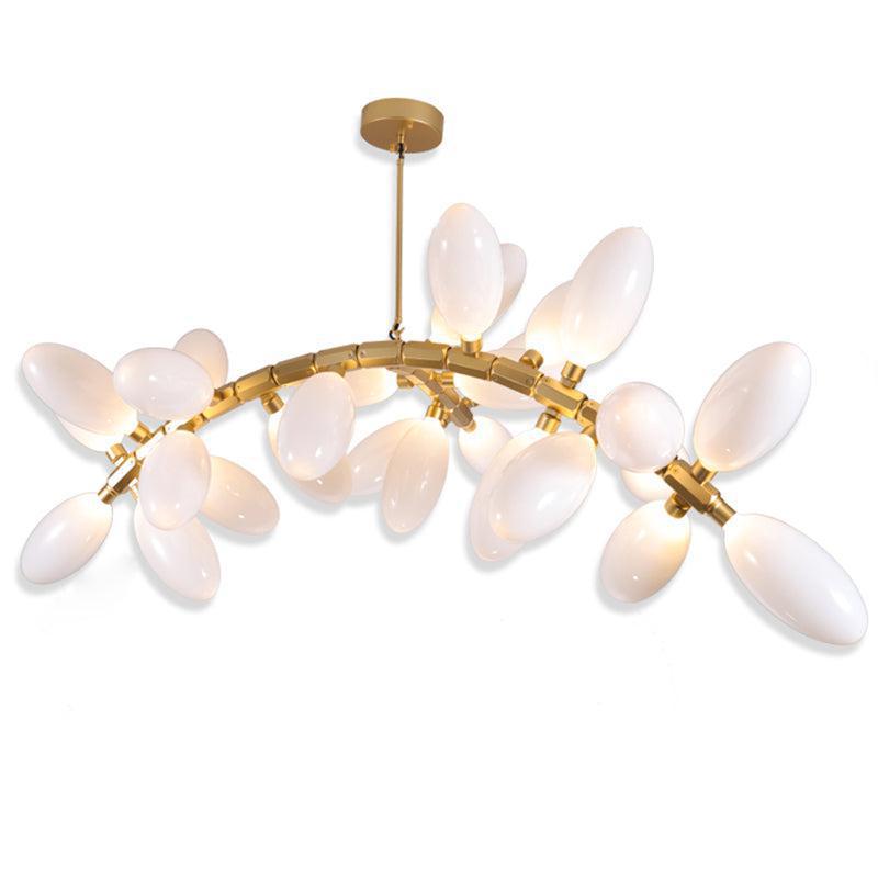 Fashion Grape Linear Chandelier 57-InchL