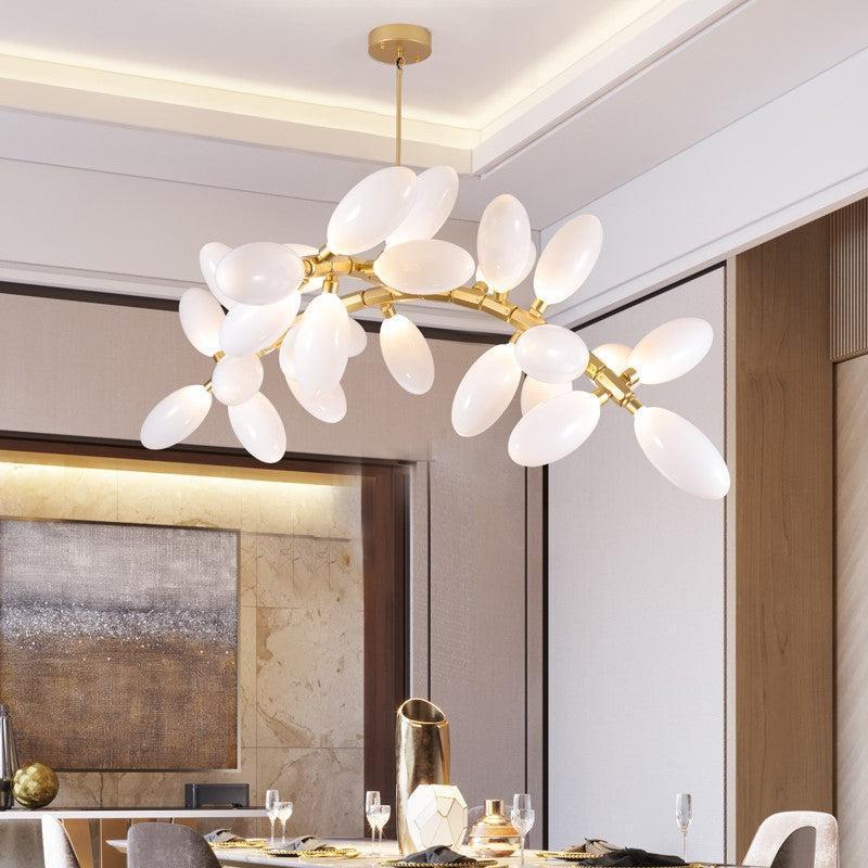Fashion Grape Linear Chandelier 57-InchL