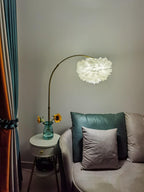 Feather Drawer Floor Lamp