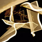 Flame Acrylic Chandelier