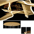 Flame Acrylic Chandelier