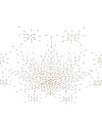 Floating Leaves Meteor Shower Crystal Spiral Chandelier