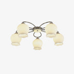 Floral Glass Ceiling Lamp
