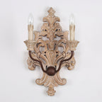 Florentine Wood Wall Lamp