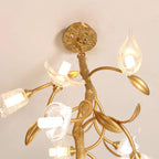 Ezra Flower Crystal Branch Chandelier
