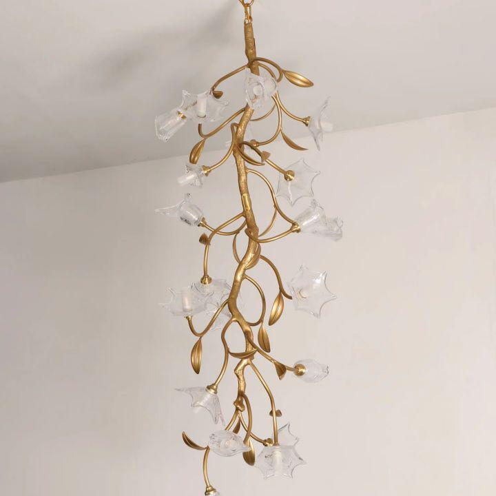 Ezra Flower Crystal Branch Chandelier