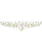Galaxy Flying Leaves Meteor Shower Crystal Spiral Chandelier
