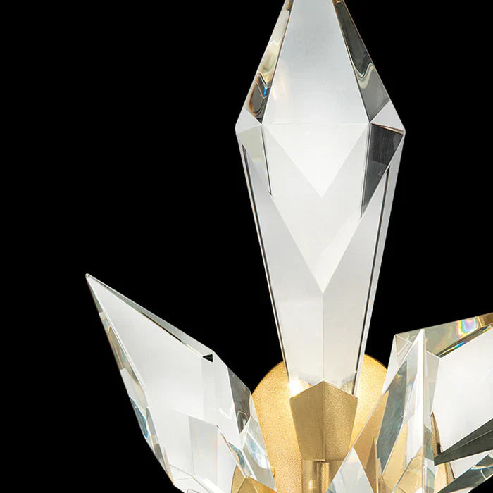 Addison Modern Luxury Forests 18-InchCrystal Wall Lamp