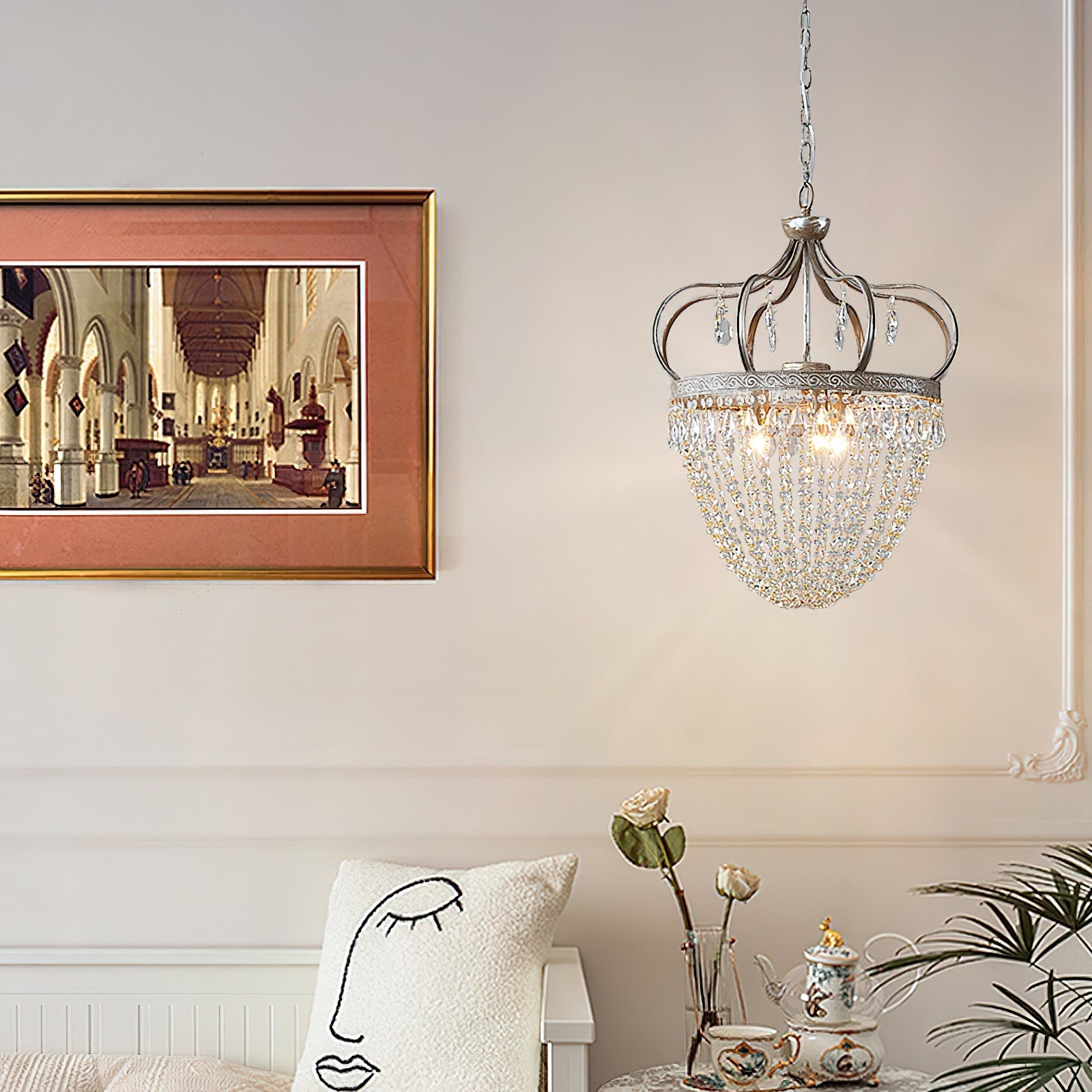 Abella Tear Drop Chandelier