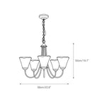 Franklin Amber Chandelier