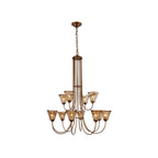 Franklin Amber Chandelier