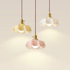 French Flower Pendant Swag Light