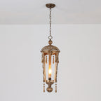 French Woodcarving Lantern Pendant Lamp