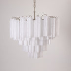 Frosted Murano Cascade Chandelier