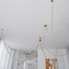Gabriel Gold Crystal Chandelier