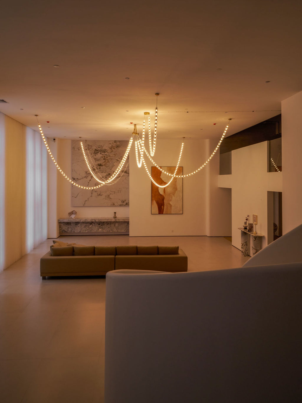 Gabriel Gold Crystal Chandelier