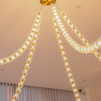 Gabriel Gold Crystal Chandelier