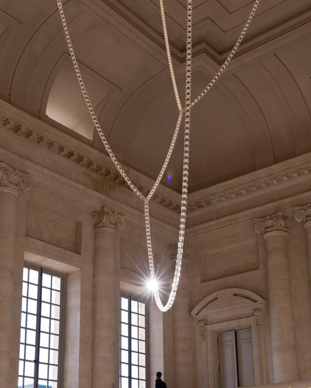 Gabriel Gold Crystal Chandelier