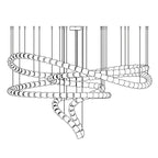 Gabriel Chrome Crystal Chandelier