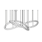 Gabriel Gold Crystal Chandelier