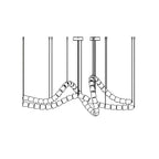 Gabriel Chrome Crystal Chandelier