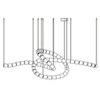 Gabriel Gold Crystal Chandelier