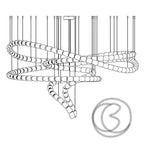 Gabriel Chrome Crystal Chandelier
