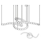 Gabriel Chrome Crystal Chandelier