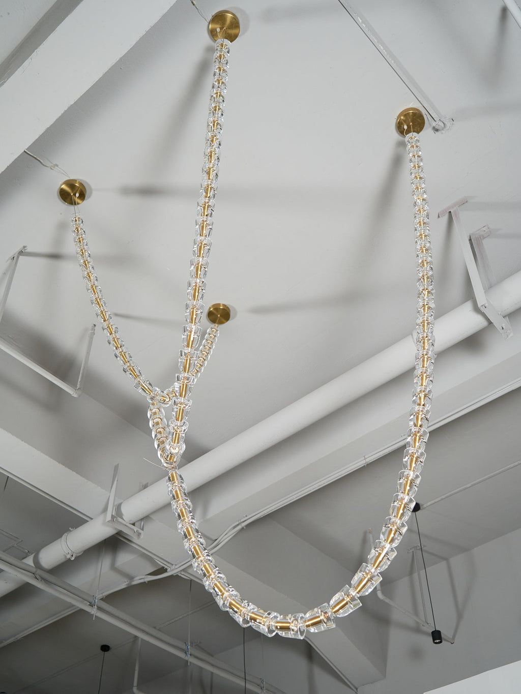 Gabriel Gold Crystal Chandelier