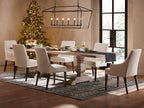 Garnet 54-InchRectangular Chandelier