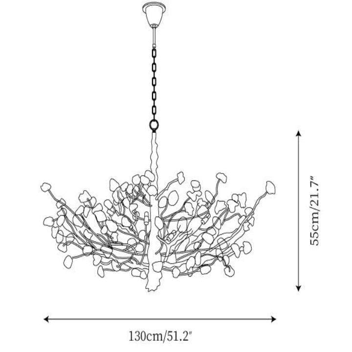Noda Crystal Branch Chandelier
