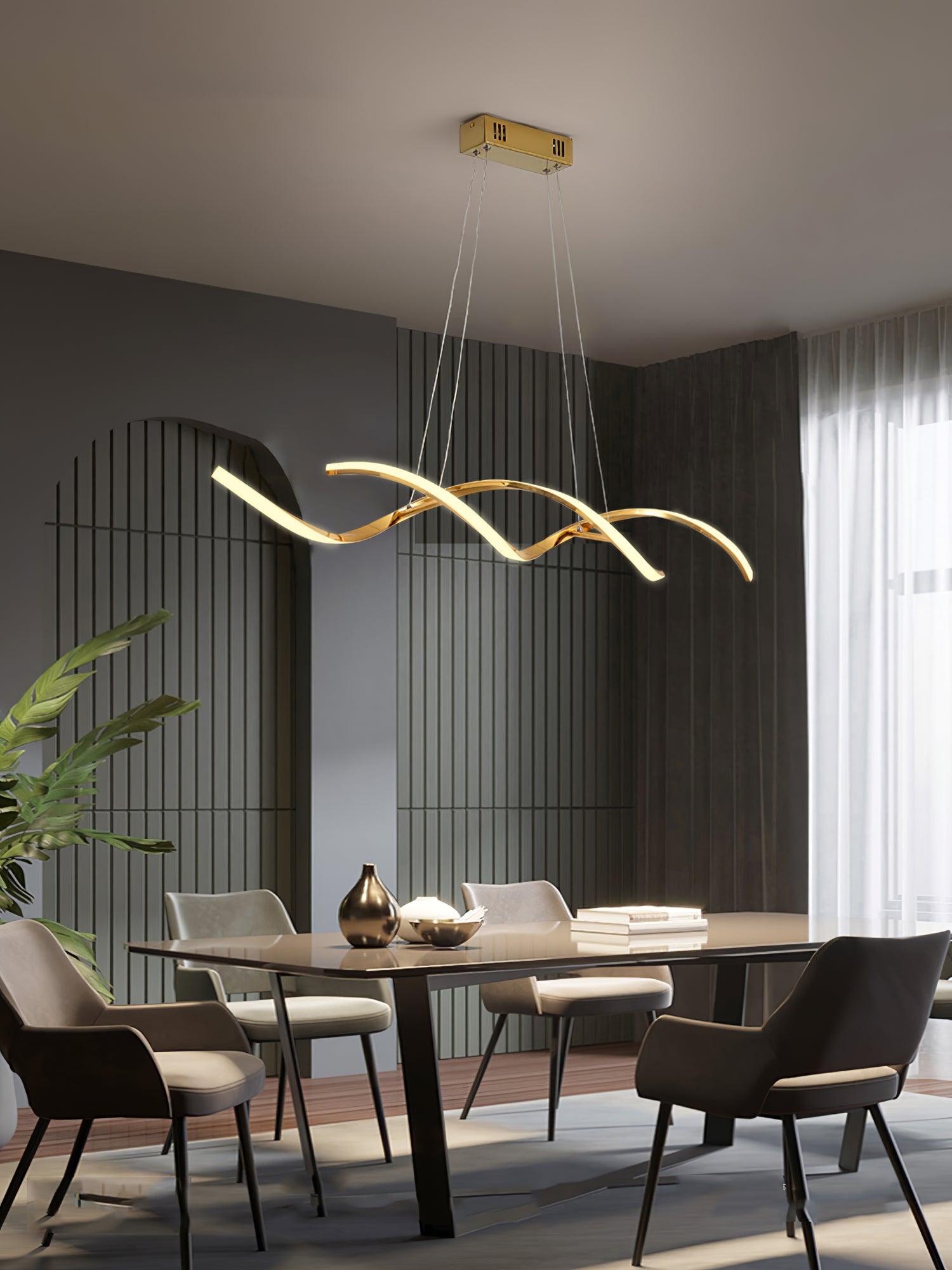 Gentle Waves Pendant Light