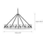 Geoffrey Wood Chandelier