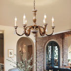 Giltwood Wood Chandelier