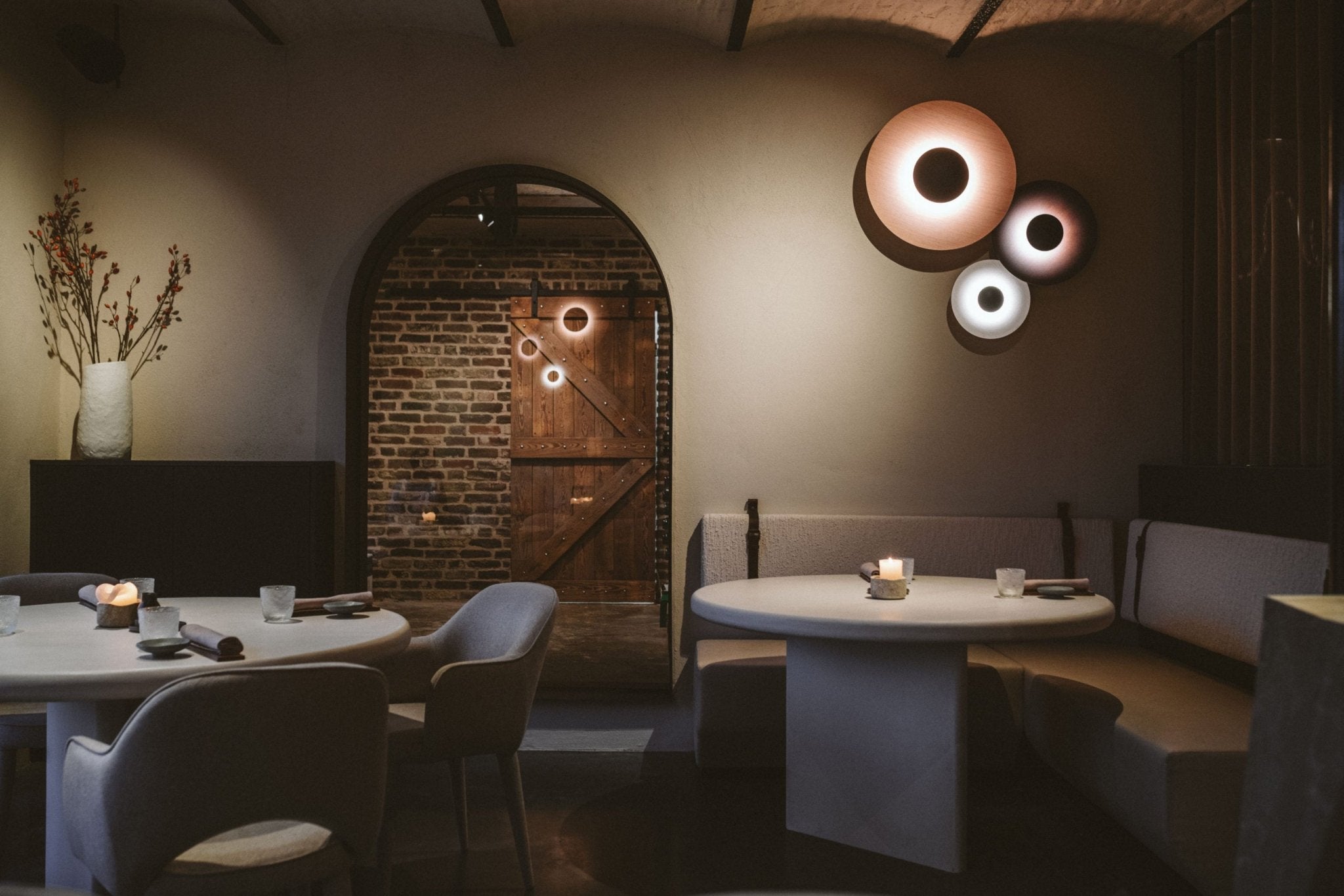 Ginger Round Wall Lamp
