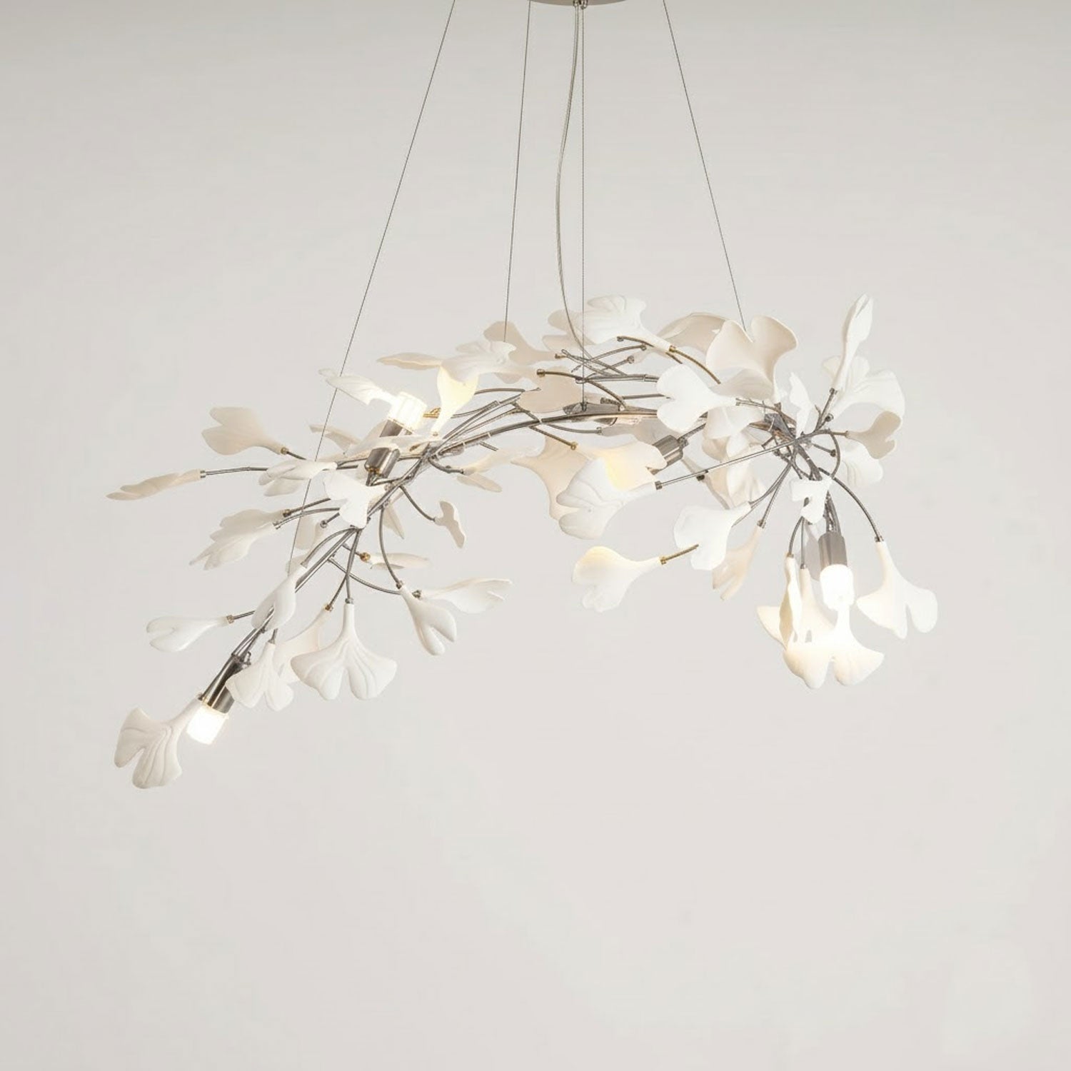 Gingko Ceramic Branch Chandelier A