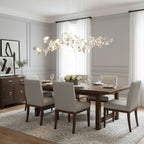 Gingko Ceramic Branch Chandelier E