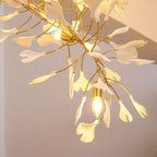 Gingko Ceramic Branch Chandelier F