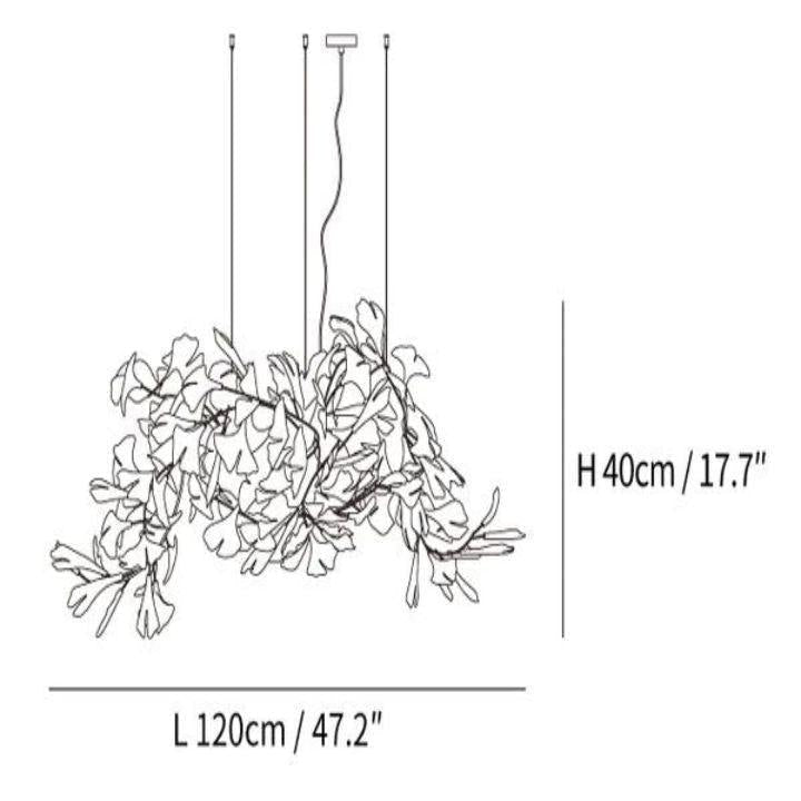 Ginkgo Luxury Branch Chandelier Style G