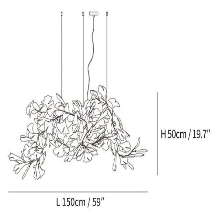 Ginkgo Luxury Branch Chandelier Style G