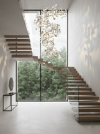 Gingko Ceramic Branch Chandelier Q