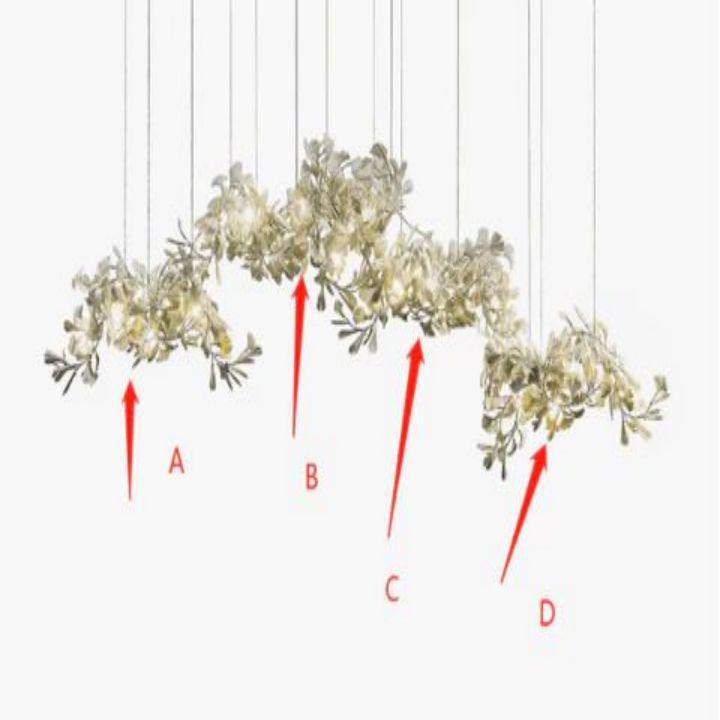 Ginkgo Luxury Branch Chandelier Style H