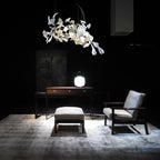 Gingko Ceramic Branch Chandelier A