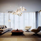 Gingko Ceramic Branch Chandelier A