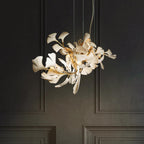 Gingko Ceramic Branch Chandelier A