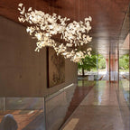 Gingko Ceramic Branch Chandelier A