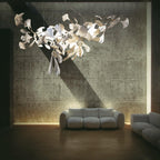 Gingko Ceramic Branch Chandelier A