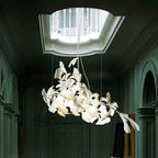 Gingko Ceramic Branch Chandelier A