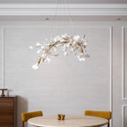 Gingko Ceramic Branch Chandelier A